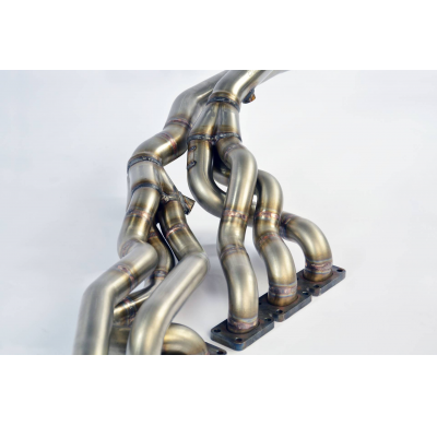 Colector Inox (Volante a La Derecha )Para Catalizador Original  - Bmw E36 325i 24v (Sedan / Coupé / Cabrio / Touring) ' 92 -> '