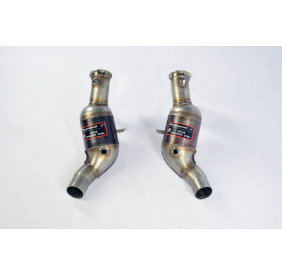 Downpipe Right + Metallic Catalytic Converter 200cpsi - Alfa Romeo Giulia Quadrifoglio 2.9i V6 Bi-Turbo (510 Cv) 2016 -> Supersp