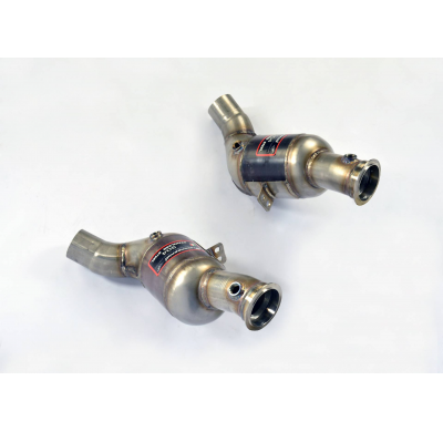 Downpipe Right + Metallic Catalytic Converter 200cpsi - Alfa Romeo Giulia Quadrifoglio 2.9i V6 Bi-Turbo (510 Cv) 2016 -> Supersp