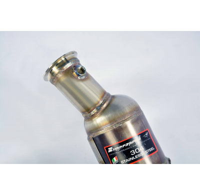 Downpipe Right + Metallic Catalytic Converter 200cpsi - Alfa Romeo Giulia Quadrifoglio 2.9i V6 Bi-Turbo (510 Cv) 2016 -> Supersp