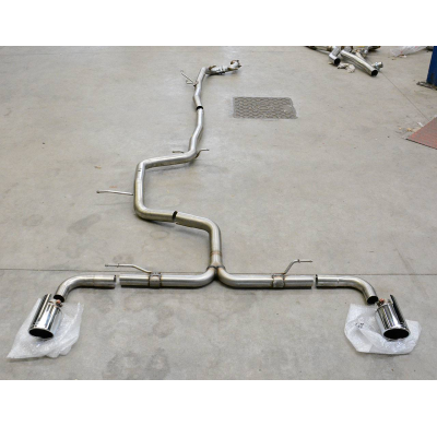 Tubo Trasero "Y-Pipe" Derecho-Izquierdo (Anula Silencioso)  - Vw Golf Vi 2.0 Tdi (110 Cv) 2009 -> 2012 Supersprint