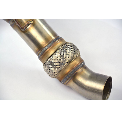 Downpipe + Catalizador Metalico 100cpsi Wrc - Bmw F36 Lci Gran Coupè 440ix (326 Hp) 2015 -> (With Valve) Supersprint