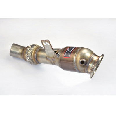 Downpipe + Catalizador Metalico 100cpsi Wrc - Bmw F36 Lci Gran Coupè 440ix (326 Hp) 2015 -> (With Valve) Supersprint