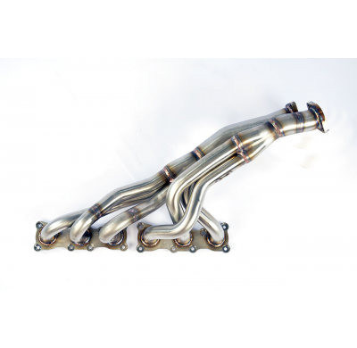 Colectores 100% Acero Inox (Volante a La Izquierda) Reemplaza Catalizador - Bmw E60 / E61 525i (218 Cv) (Sedan + Touring) '07 ->