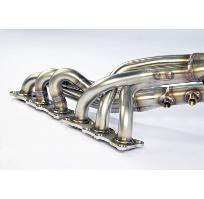 Colectores 100% Acero Inox (Volante a La Izquierda) Reemplaza Catalizador - Bmw E60 / E61 525i (218 Cv) (Sedan + Touring) '07 ->