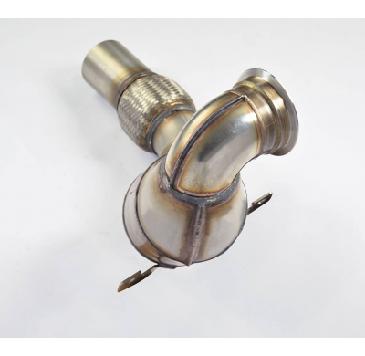 Turbo Downpipe Kit + Catalizador Metalico Wrc 100 Cpsi - Audi Q2 Quattro 2.0 Tfsi (190 Cv) 2017 -> Supersprint