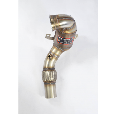 Turbo Downpipe Kit + Catalizador Metalico Wrc 100 Cpsi - Audi Q2 Quattro 2.0 Tfsi (190 Cv) 2017 -> Supersprint