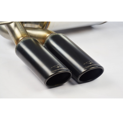 Escape Trasero 090x70 "Negro" - Audi A3 8p Sportback Quattro 1.8 Tfsi (160 Cv) '08 -> Supersprint