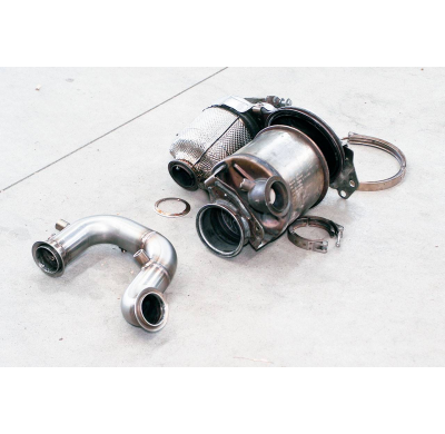 Turbo Downpipe (Reemplaza Filtro De Partículas Diesel) Con Tapones Para Los Sensores (Euro 6 Engine) - Audi A3 8v Cabrio 2.0 Tdi