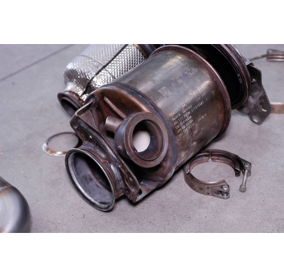 Turbo Downpipe (Reemplaza Filtro De Partículas Diesel) Con Tapones Para Los Sensores (Euro 5b Engine) - Vw Golf Vii 1.6 Tdi (110