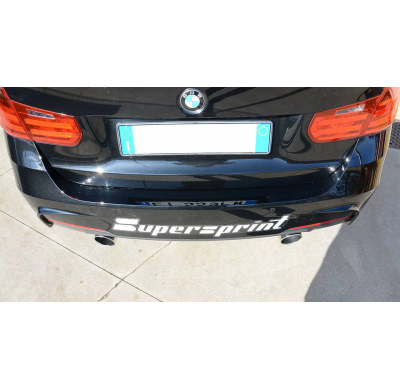 Tubo De Conexión + Tubos Traseros Derecho-Izquierdo O90 (Anula Silencioso)  - Bmw F33 Cabrio 420d (N47 - 184 Cv) 2014 -> 2015 Su