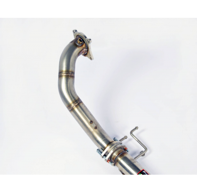 Kit Tubo Downpipe (Reemplaza Catalizador) - Vw Golf Vi R 2.0 Tfsi (270 Cv) 2010 ->(ø76mm) Supersprint