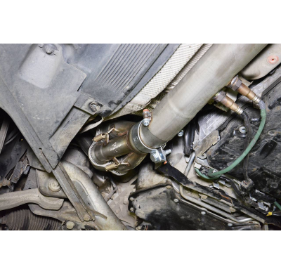 Tubos Delanteros Derecho-Izquierdo Para Catalizador Oem - Mercedes W204 C63 Amg V8 (Sedan + S.W. - M156 - 456 Cv) 2007 -> Supers