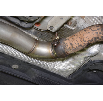 Tubos Delanteros Derecho-Izquierdo Para Catalizador Oem - Mercedes W204 C63 Amg V8 (Sedan + S.W. - M156 - 456 Cv) 2007 -> Supers