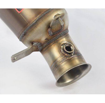 Downpipe Kit + Catalizador Metalico 200cpsi Wrc - Bmw F22 M235i Xdrive (326 Cv) 2014 -> (With Valve) Supersprint