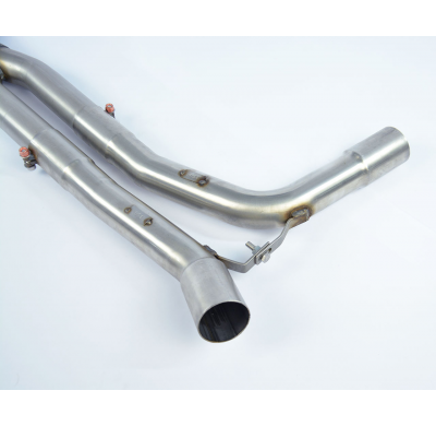 Tubo Central "Y-Pipe" (Reemplaza Escape Central Oem) - Porsche Macan S 3.0 Tdi V6 (250 Cv) '13 -> Supersprint