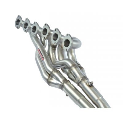 Colector + tubos de conexión 100% acero inoxidable (para vehículos con volante a la izquierda) Para el silenciador central de se