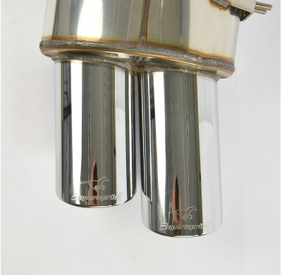 Escape Trasero Derecho 100x75 - Bmw E63 / E64 635d (286 Cv) '07 -> Supersprint