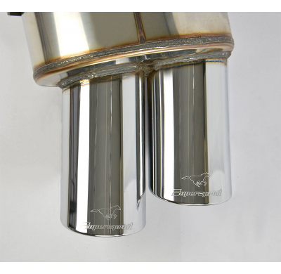 Escape Trasero Derecho 100x75 - Bmw E63 / E64 635d (286 Cv) '07 -> Supersprint