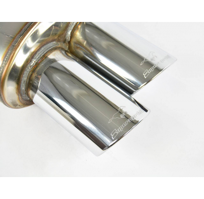 Escape Trasero Derecho 100x75 - Bmw E63 / E64 635d (286 Cv) '07 -> Supersprint