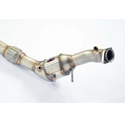 Downpipe izquierdo con catalizador metalico Sistema 100% de acero inoxidable 2 x Ø 70 mm MERCEDES A217 S 500 / S 550 4.7i V8 Bi-