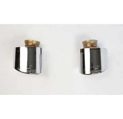 Kit Colas De Escape Derecha-Izquierda 150x105 - Jeep Grand Cherokee Srt8 (6.4i V8 - 468 Cv) 2012 -> (With Valve) Supersprint