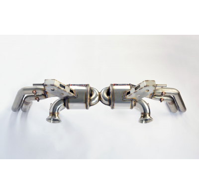 Escape Trasero "Racing" Derecho-Izquierdo (Reemplaza Catalizador - Se Monta Con Las Colas De Escape Oem)-19,0 Kg - Audi R8 P