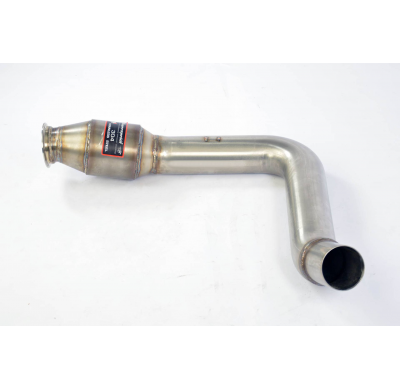 Downpipe + Catalizador Metalico 200 Cpsi - Porsche 718 Cayman S 2.5i Turbo (350 Cv) 2016 -> (With Valve) Supersprint