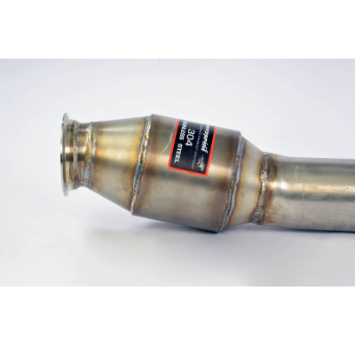 Downpipe + Catalizador Metalico 200 Cpsi - Porsche 718 Cayman S 2.5i Turbo (350 Cv) 2016 -> (With Valve) Supersprint