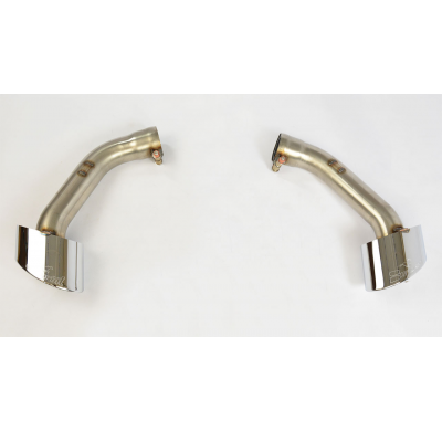 Kit Colas De Escape Derecha-Izquierda 150x105 (Para Paragolpes Oem) - Bmw E71 X6 40dx Xdrive (306 Cv) 2009 -> Supersprint