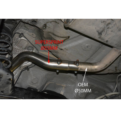 Tubo Central - Audi A3 8v Sedan 1.2 Tfsi (110 Cv) 2014 -> Supersprint