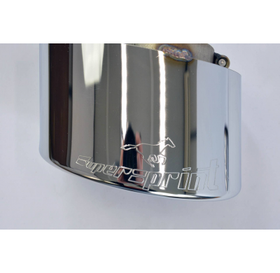 Cola De Escape Izquierda 145 X 95 - Porsche 996 Turbo 3.6i 4x4 (420 Cv) Supersprint