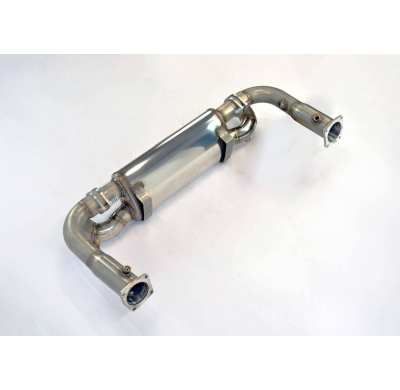 Silencioso trasero Derecho-Izquierdo "Sport" (replace the OEM catalytic converter) Sistema de escape deportivo: compatible con l