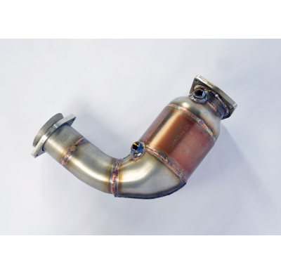 Escape Trasero Derecho "Racing" + Catalizador Metalico 100cpsi - Porsche 991 Turbo 3.8i (520 Hp) 2013 -> 2015 Supersprint