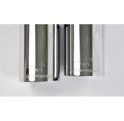 Escape Trasero "Racing" Right Oo76 - Bmw E39 Sedan 528i '96 -> 8/'98 Supersprint