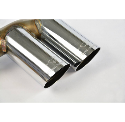 Escape Trasero Izquierdo "Racing"  Oo76 - Bmw E39 Touring 520i / 523i '96 -> 8/'98 (Modelo Con Único Oem Kat.) Supersprint