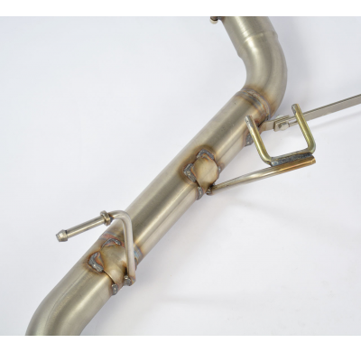 Escape Trasero Izquierdo "Racing"  Oo76 - Bmw E39 Touring 520i / 523i '96 -> 8/'98 (Modelo Con Único Oem Kat.) Supersprint