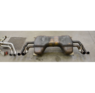 Escape Trasero Derecho-Izquierdo "Racing"4 Salidas (Reemplaza Catalizador Secundario , Se Monta Con Las Colas Oem)-13,5 Kg -