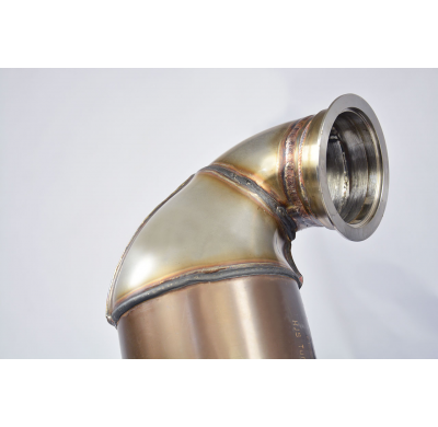 Turbo Downpipe Kit + Catalizador Metalico  Wrc 100cpsi - Vw Golf Vii 1.8 Tsi (170 Cv) 2014 -> Supersprint