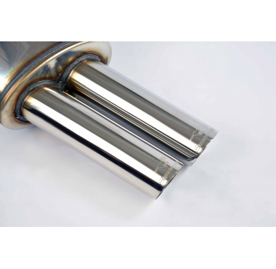 Escape Trasero "Racing" Oo70 100% Acero Inox - Bmw E36 323i (M52 Engine - Usa Model) '97 -> '99 Supersprint