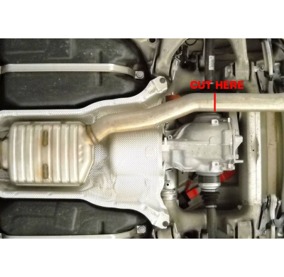 Tubo Central (Reemplaza Escape Central Oem) - Bmw F10 / F11 528i (N52n/N53 Engine-6 Cyl.- 254 Cv) '09 -> '11 Supersprint