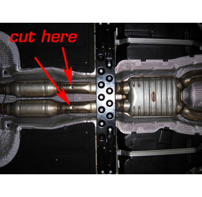 Tubo Central + "X-Pipe" - Alpina B5 (F10 / F11) 4.4i V8 Bi-Turbo (540 Cv) 2012 -> 2014 Supersprint