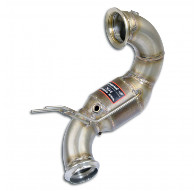 Downpipe + catalizador metalico 200CPSI Tubo de escape descendente 100% de acero inoxidable - Elimina el convertidor catalítico