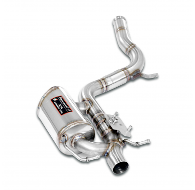 Escape trasero izquierdo con válvula Kit de escape trasero derecho-izquierdo con válvula para la sección central OEM MERCEDES C2
