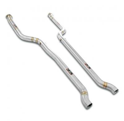 Tubo anterior derecho-izquierdo Sistema de escape "Cat-back" 100% de acero inoxidable con válvulas. Elimina el filtro de partícu