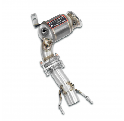 Kit bajante turbo + Catalizador metalico Sistema 100% de acero inoxidable BMW U11 X1 M 35i xDrive 2.0i Turbo (B48 Engine - 317 C