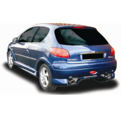 Paragolpe Peugeot 206 Badboy Trasero