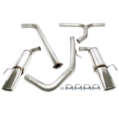 Sistema de acero inoxidable dúplex TA Technix Tubo de escape: 1*1x90x120 mm a la izquierda y a la derecha, redondo / enrollado c