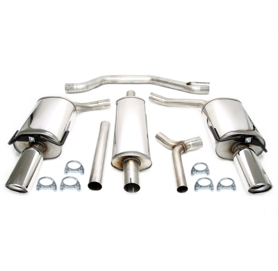 Sistema de acero inoxidable dúplex TA Technix Tubo de escape: 1*1x100 mm, izquierdo y derecho, redondo / enrollado Atención! El