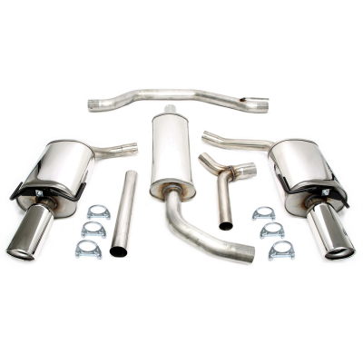 Sistema de acero inoxidable dúplex TA Technix Tubo de escape: 1*1x100 mm, izquierdo y derecho, redondo / enrollado Atención! El